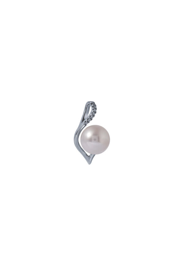 Tomei_0035_ESP-P5044_2.psd TOMEI Espoir Pearl Pendant, White Gold 375
