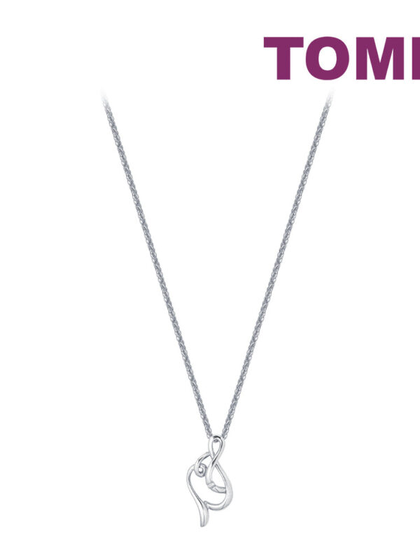 Tomei_0042_Sony_46378_P3634.psd TOMEI Minimalist Pendant Set, Diamond White Gold 375