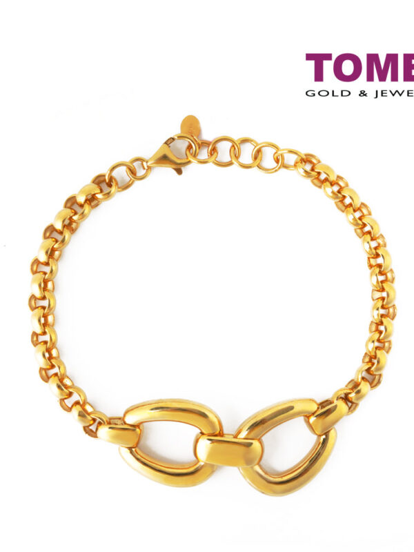 Tomei_1000px_9M0435904_2_c41d3901-0220-4f9f-9f53-2d2a27b948ea TOMEI Anastasia Bracelet, Yellow Gold 916 (AS-B0028-1C)