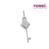 Tomei_1000px__0035_DP0101364_1 TOMEI Diamond Pendant of Key with Sparks of Passion, White Gold 750
