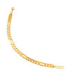 Untitled-1_0007s_0000_Layer24 TOMEI Lusso Italia Figaro Chain Bracelet, Yellow Gold 916