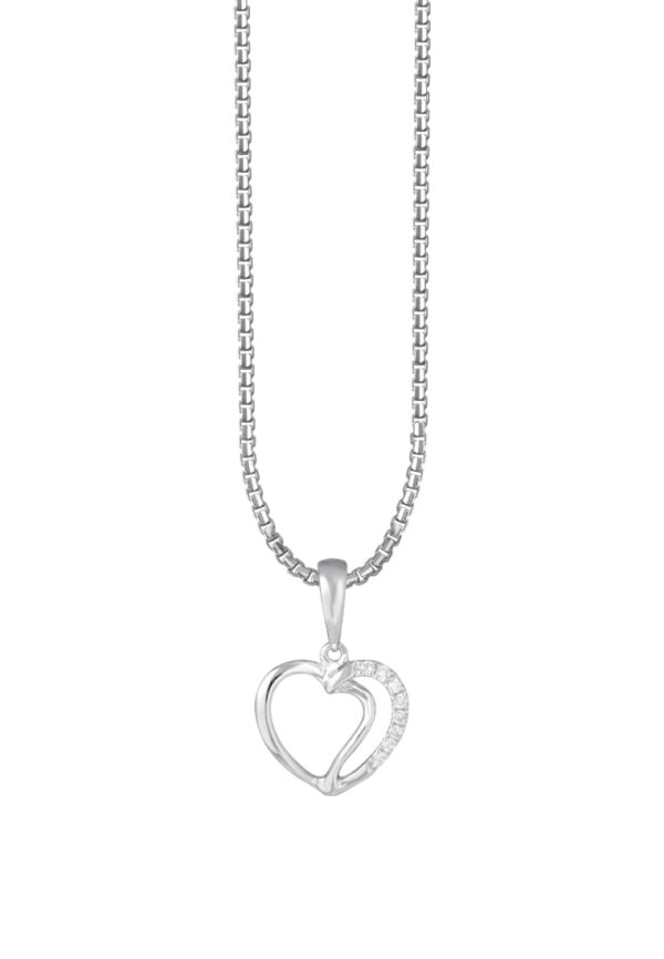 Untitled-1_0018_Curves1copy_P4041 TOMEI Diamond Pendant Set, White Gold 585