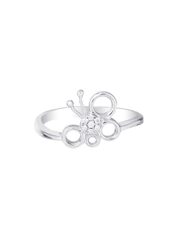 Untitled-1_0038_ColorBalance1copyR4027 TOMEI Minimalist Butterfly Diamond Ring, White Gold 375