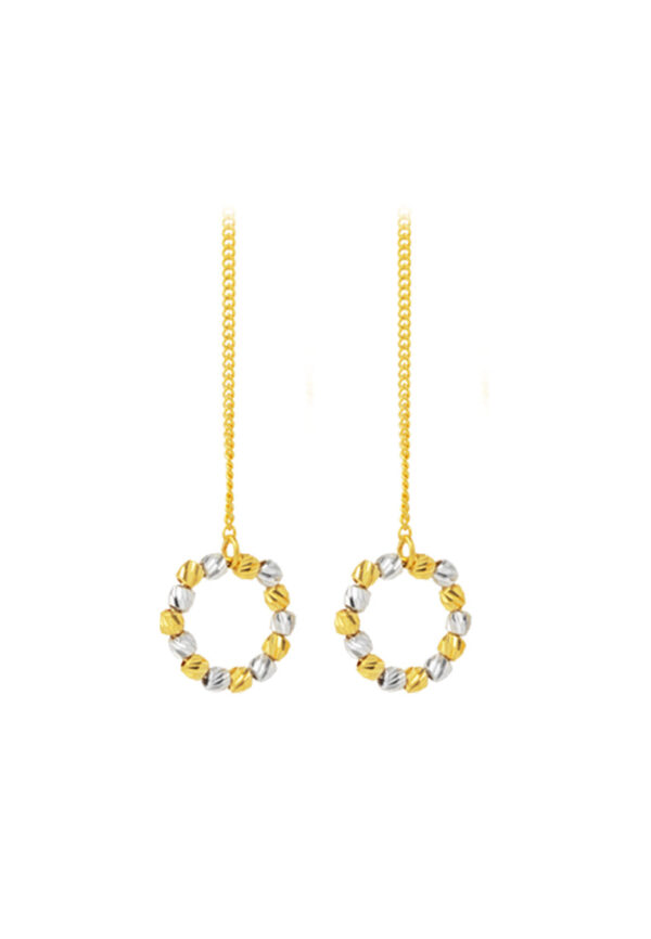 Untitled-2_0002s_0000_Layer31copy8 TOMEI Dual-Tone Circular Beads Earrings, Yellow Gold 916