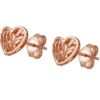 TOMEI Rouge Collection, Fall in Love Earrings, Rose Gold 750