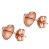 TOMEI Rouge Collection, Fall in Love Earrings, Rose Gold 750