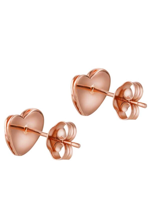 TOMEI Rouge Collection, Fall in Love Earrings, Rose Gold 750