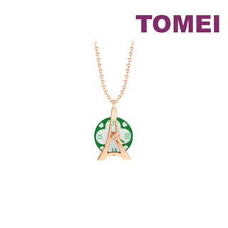 my-11134207-7rasa-m84mnqu3ke8092_tn TOMEI Je t'aime Revolving Love Eiffel Tower Diamond Necklace 为爱钻动套链, Rose Gold 750