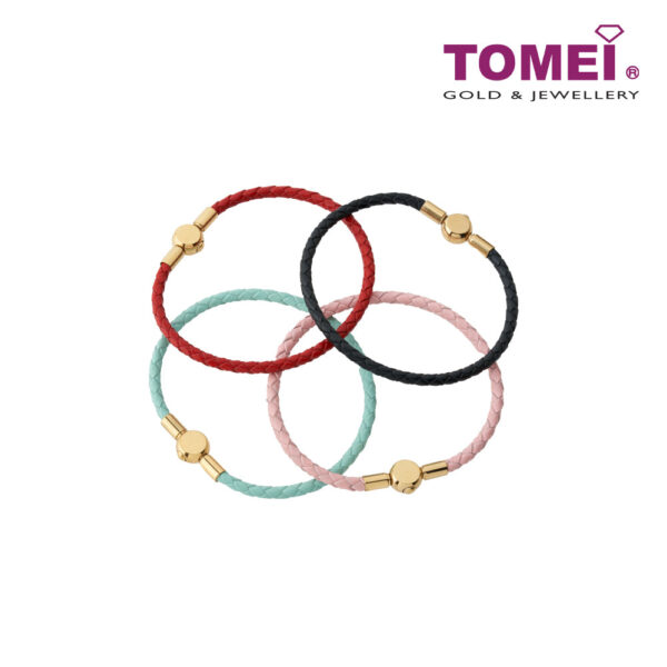 TOMEI My Printed Love Charm, White Gold 585
