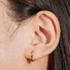 TOMEI Diamond Earrings, White Gold 585