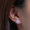 tomei_0001_Sony_51830_jpg TOMEI Classic Round Jade Earrings, White Gold 750