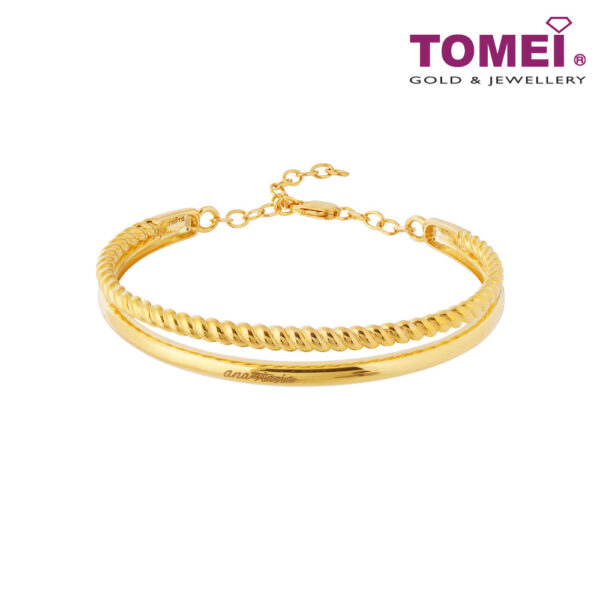 tomei_0002s_0001_Tomei_21992.psd TOMEI Anastasia Bangle, Yellow Gold 916