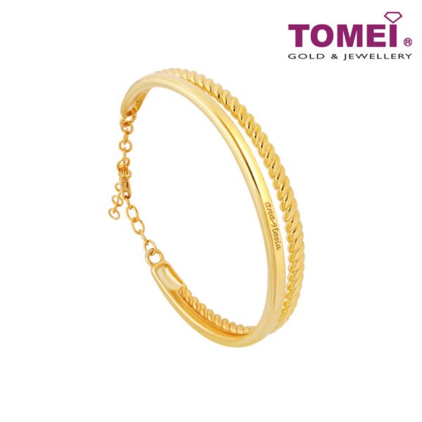 tomei_0002s_0002_Tomei_21979.psd TOMEI Anastasia Bangle, Yellow Gold 916