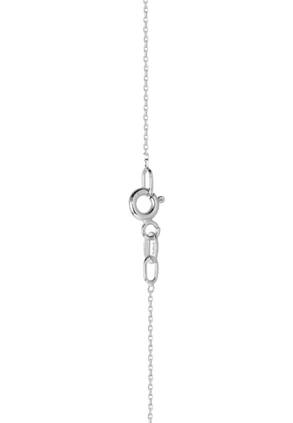 TOMEI Diamond Pendant Set, White Gold 585