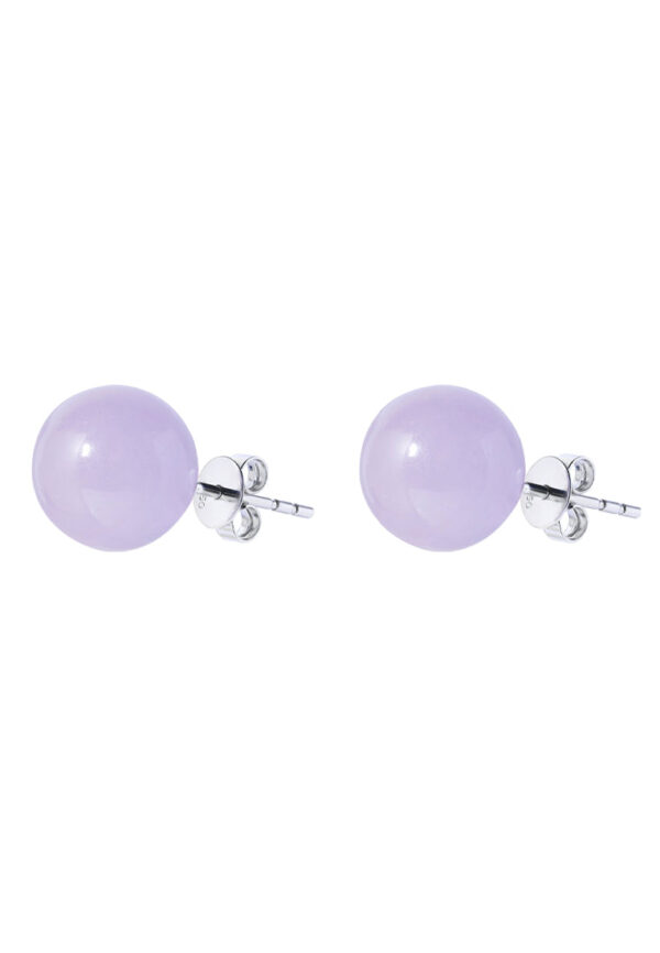 tomei_0007s_0000_Sony_51783_EG-0102J-P-1.psd TOMEI Classic Round Jade Earrings, White Gold 750