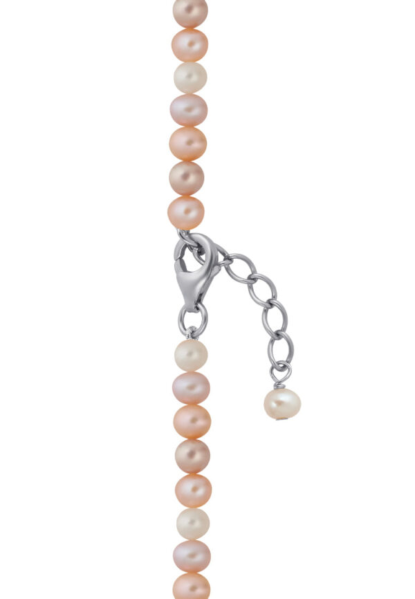 TOMEI Pearlfect Love Single Strand Necklace I Mixed Pink