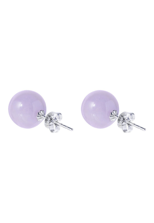 tomei_0007s_0001_Sony_51783_EG-0102J-P-3.psd TOMEI Classic Round Jade Earrings, White Gold 750