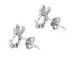 tomei_0007s_0002_Sony_20362.psdWQ28-GD TOMEI Cutie Rabbit Earrings, White Gold 750