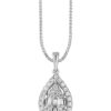 tomei_0012s_0000_Layer8copy10_2 TOMEI Moon Drop Pendant, White Gold 750 (P6245)