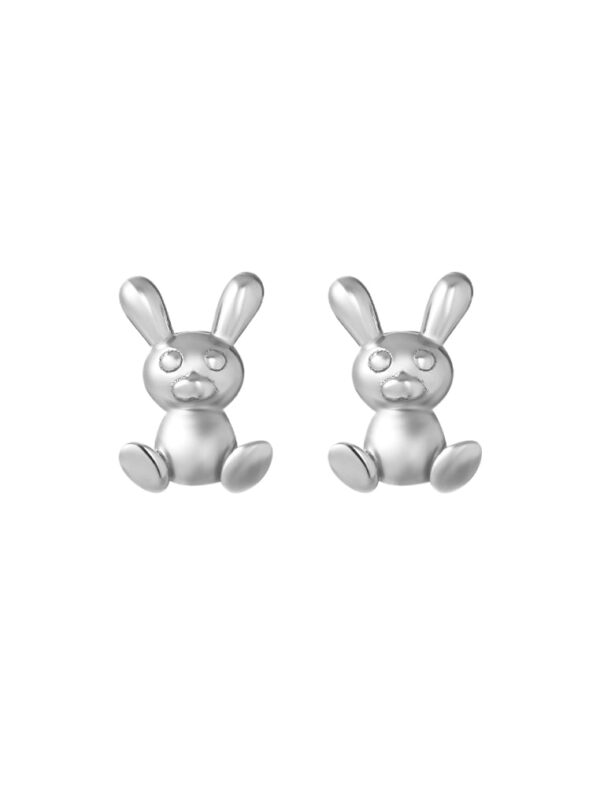 tomei_0012s_0000_Sony_20256.psdXXE13669-W TOMEI Mr. Rabbit Earrings, White Gold 585