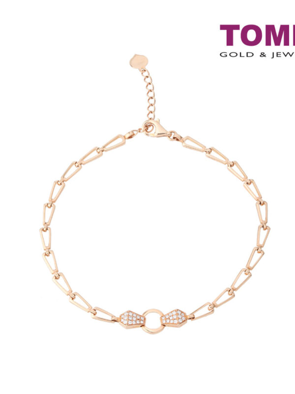 1000X1000_0021s_0001_Layer5 TOMEI Rouge Collection Diamond Bracelet, Rose Gold 750