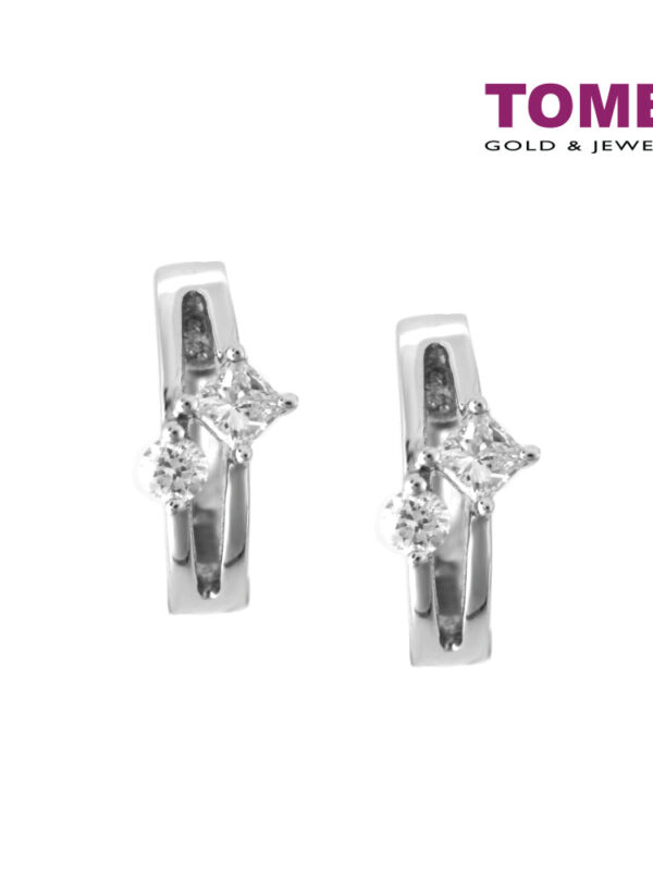 1000x1000__0008_DQ0023056_1 TOMEI Princess Cut Diamond Earrings, White Gold 750 (DE2672-140825)