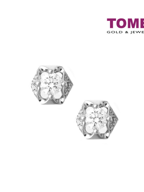 1000x1000__0021_DQ0055889_1 TOMEI Refulgent Rays of Glamour Earrings, Diamond White Gold 750 (E1407)