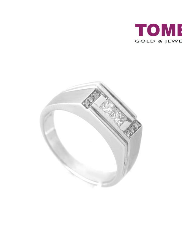 1000x1000__0030_DO0139944_2 TOMEI Ring For Him, Diamond White Gold 750 (R1269)