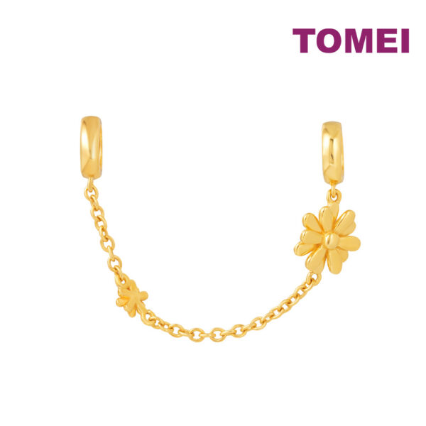 1000x1000px_0015s_0001_Layer1 TOMEI Tied Flowers Charm, Yellow Gold 916