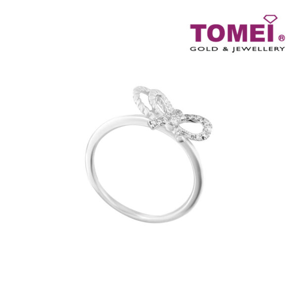 1000x1000px_D60064439_3_1 TOMEI Ribband in Bedazzling Pizzazz Ring, Diamond White Gold 375 (R073691)