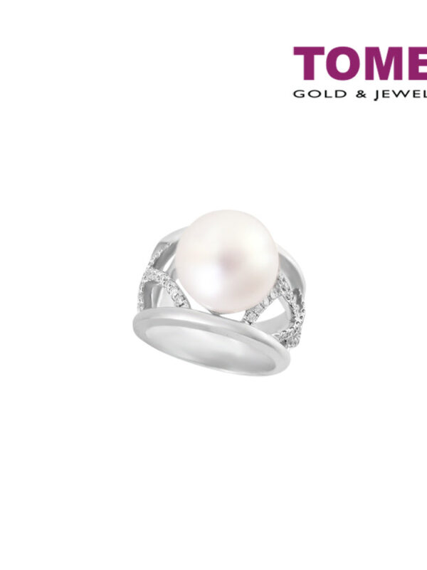 1000x1000px_PO0002604_1 TOMEI Ring, Diamond Pearl White Gold 750 (R2444)