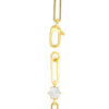 TOMEI Diamond Cut Collection Bracelet, Yellow Gold 916