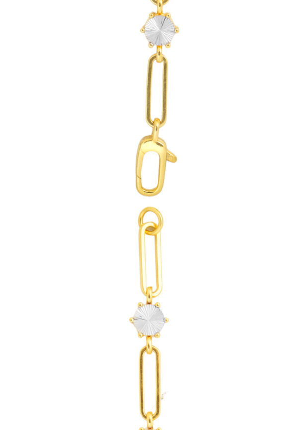 TOMEI Diamond Cut Collection Bracelet, Yellow Gold 916