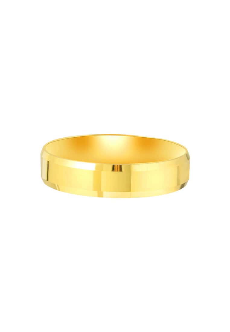 TOMEI Simply Plain Xi De Ring, Yellow Gold 916