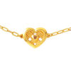 1100x762px_25Sept23_0025_XF-ZZCL-H-M TOMEI X XIFU Wofen-Hearted Bracelet, Yellow Gold 999