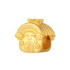 TOMEI Chomel Collection Rainbow House Charm, Yellow Gold 916