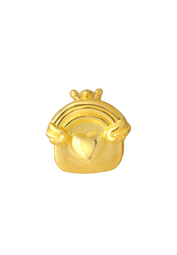 TOMEI Chomel Collection Rainbow House Charm, Yellow Gold 916