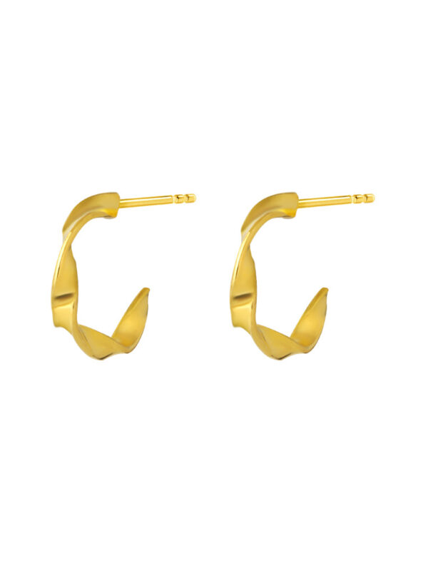 1100x762px_3March_0043_9Q-ER1757-1C TOMEI Twisted Earrings, Yellow Gold 916