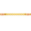 TOMEI Duo-Tone Bead Bracelet, Yellow Gold 916