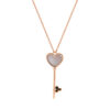 1Tomei_0015_Sony_19491_GN41-GD.psd TOMEI Rouge Collection Key Necklace, Rose Gold 750