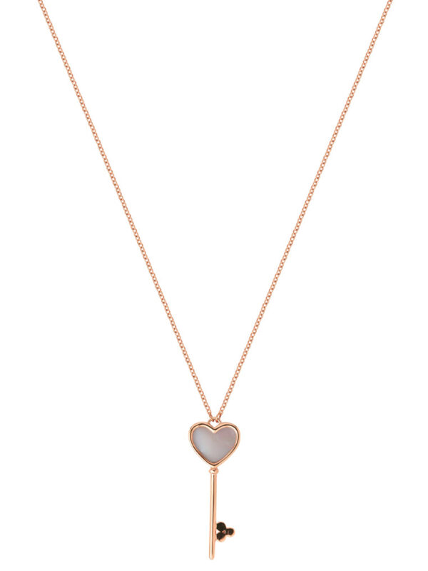 1Tomei_0016_Sony_19491_GN41-GD.psd TOMEI Rouge Collection Key Necklace, Rose Gold 750