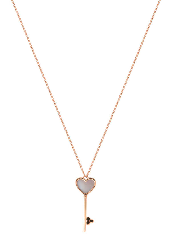 1Tomei_0016_Sony_19491_GN41-GD.psd TOMEI Rouge Collection Key Necklace, Rose Gold 750