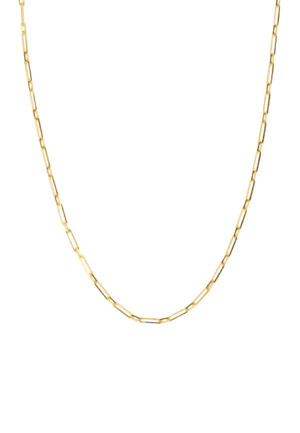 20240809072753c3e869fe4407cf18634055e30510106a TOMEI Simplicity Sinki Necklace, Yellow Gold 916