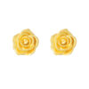 202408141554475d8323d1c3c9a0a67f29278560a86f59 TOMEI XIFU Rose Earrings, Yellow Gold 999
