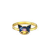 TOMEI I Sanrio Kuromi Ring, Yellow Gold 916