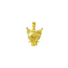 TOMEI X SANRIO Kuromi Pendant, Yellow Gold 916