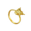 TOMEI I Sanrio Kuromi Ring, Yellow Gold 916