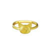 TOMEI I Sanrio Kuromi Head Ring, Yellow Gold 916