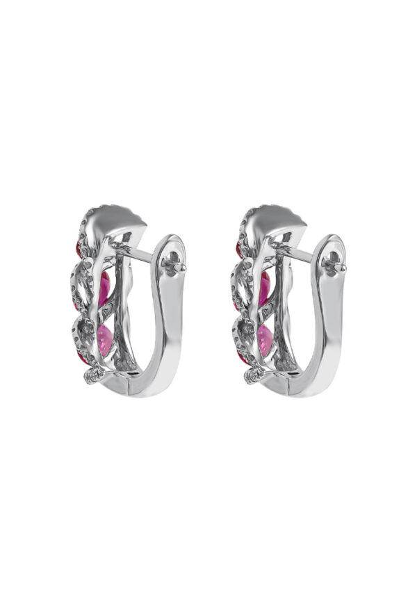 20241108074605b9377d34a7c4ade7d6f45214dc2df291 TOMEI Vibrant Ruby Earrings, White Gold 750