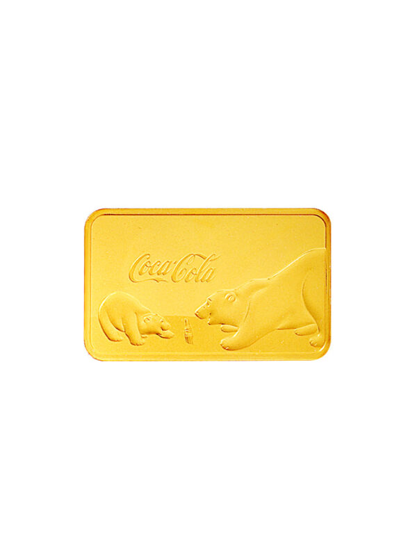 20241217093406c5d2dc59c7b36200c9c1e00531b70961 TOMEI X PAMP Suisse C/Cola Holiday Polar Bears 5GM I Fine Gold 9999
